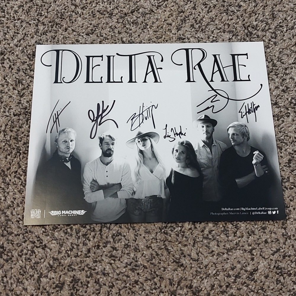 Delta Rae Hand Signed Autograph Photo